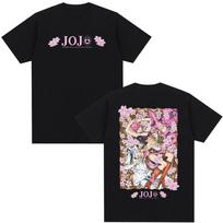 2026 Anime JoJo Bizarre Adventure T-shirt Giorno Giovanna Bruno Buccellati T-shirts Men's Women Casual Parent-child Soft T Shirt S įvairiaspalvis