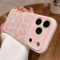 Liquid Silicone Phone Case For For Iphone 17 16 Pro Max Leopard Pattern Soft Shockproof Cover For For Iphone 1 14 13 Pro Max 17Pro Case iPhone17 Pro Max