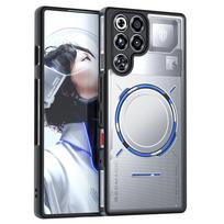 Clear Case for Red Magic 11 Pro/11 Pro Plus, TPU Black Bumper + PC Transparent Back, Shockproof Protective for Red Magic 11 Pro RedMagic 11 Pro
