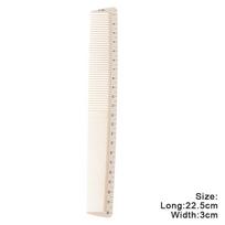 [JN] 1Pcs Barber Comb Plastic Scale Laser Ruler Hair Comb Professional Hairdressing Comb Brushes Salon Hair Cutting Styling Tool