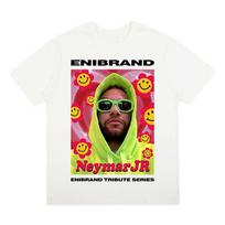 Neymar Printed American Fashion Pure Cotton Ins Super Popular Short-sleeved T-shirt S įvairiaspalvis