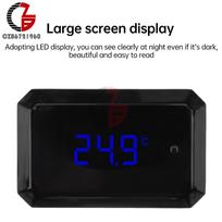 Waterproof Thermometer LED Touch Display Digital Aquarium Thermometer Fishtank Mini Temperature Monitor High Precision
