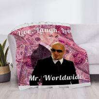 Pitbull Mr 305 Mr Microfiber Blanket Luxury Cover Plaid Fluffy Soft Blankets & Throws Throw Sofa Knee Custom Star H Anime Child 75cm x 90cm