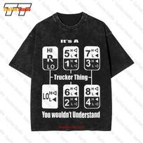 ItS A Trucker Thing Truck Lorry Driver Vintage Oversized TShirt ZT S
