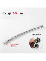 1pc Air compressor aluminum tube Air pump check valve copper pipe Oil-free machine stainless steel hose