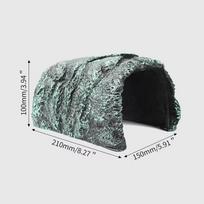 Reptile Rock Hide Cave Simulation Realistic Safe Comfortable Resin Spot Turtles Rock Pet  Hiding Spot  for Lizard Snakes