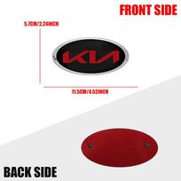 Car Front Hood Emblem Rear Trunk Badge Sticker For KIA Sportage Ceed Sorento Cerato Optima Picanto Rio Soul K6 K5 K3 K2 ProCeed