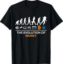 The Evolution Of Money Funny Bitcoin Cardano To The Moon T- Shirt S
