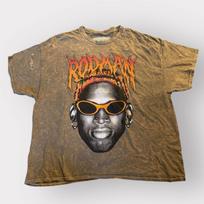 Dennis Rodman Rodzilla Grafinis Marškinėlis Vyriškas Dydis L Rūgštinio Plovimo Gatvės Stiliaus Marškinėlis M