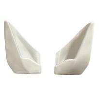 1 Pair Stand Modified Grip For Asus Rog Ally Gamepad Good Handle Grip White / Black balta
