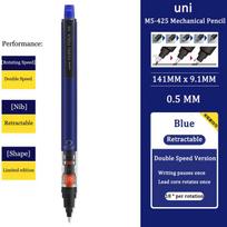 Uni Mechanical Pencil M5-452, Kurutoga Core Keeps Sharp Low Gravity 0.5mm Tip Daily Writing Pen, Office School Japan Stationery