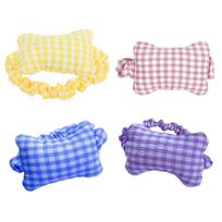 4Pcs/Set Ergonomic Mouse Wrist Rest Pad Comfortable Cute Wrist Support Cushion Creative Plaid Keyboard Hand Pillow Computer
