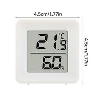 ABS Home LCD Digital Thermometer Hygrometer Indoor Room Electronic Temperature Humidity Meter Sensor Gauge Weather Station