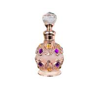 Luxury Perfume Bottle 15ml Refillable Essential Oil Bottle Glass Perfume Bottle  Beauty Salon rožinė