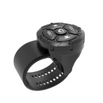 Belaidžio „Bluetooth“ mobiliojo telefono nuotolinio valdymo pultas, automobilio vairo, motociklo rankenos daugiafunkcis „Bluetooth“ klaviatūros valdiklis juoda