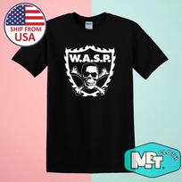 W.A.S.P WASP CROSSBONES Men's Black Size S-5XL L