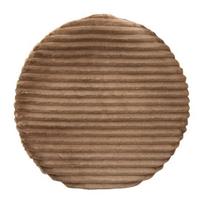 Sėdimosios dalies užvalkalas Minkštas Apsauginis Vienspalvis Apvalus Pufas Kėdės Sėdynė Flanelinis Apsauginis Namų Dekoras Banketui 40x40cm kava