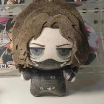 Mielas Marvel Žiemos Kareivis Bucky Barnes pliušinis žaislas Mielas superherojus Minkštas medvilninis kimštas žaislas su kauke Gerbėjams Gimtadienio dovana Namų kambario dekoracija 10cm ruda