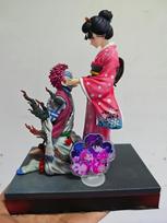 Sandėlyje Akaza Koyuki Riboto leidimo PVC figūrėlė Anime statulėlė Popart figūrėlė Dovana anime gerbėjams Darbalaukio dekoracija Žaislas
