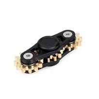 Premium New Mechanical Gear Linkage Metal Fidget Spinner Copper Edc Anti Stress Sensory Finger Gyro Toys For Adults Gifts