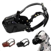 w Leather Pitbull Dog Muzzle Doberman German Shepherd Secure Basket SZRH A-F