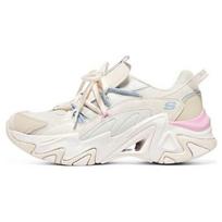 Skechers Stamina V3 Mech Shoes Third Generation Slip-Resistant Wear-Resistant Low-Top Women Sneakers Beige Blue 896228-NTMT 39