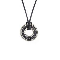 LIKGREAT Stainless Steel Viking Rune Pendant Necklace Norse Symbol Necklaces Nordic Warrior Talisman Jewelry Birthday Gift