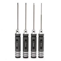 4PCS Top Quality Titanium Nitride TiNi Hexagon Screwdriver Set Maintenance Tool Set 1.5mm/2mm/2.5mm/3.0mm For RC helicopter juoda