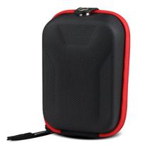 Premium Shockproof Golf Rangefinder Case Carabiner Compact Range Finder Bag EVA Hard Cover Durable Carrying Storage Case Outdoor raudona