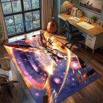 Gundam Anime Mecha Robot Rug Carpet Large Area Rug Non Slip Washable Floor Mat Gamer Room Bedroom Home Decor 60x90cm