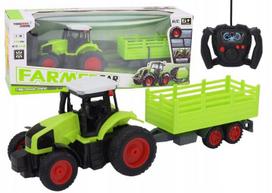 Traktor Zdalnie Sterowany Rc Z Przyczepą 1:16
