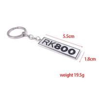PS4 Game Detroit Become Human Keychain Connor RK800 Letter Logo Metal Pendant Key For Women Men Car Backpack Keyring Jewelry