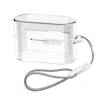 For Sony WF-1000 XM6 Transparent Cases Cover Soft TPU Protective Sleeve with Anti-lost Straps Clear Anti-scratch Earphone Case