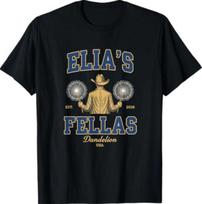 Elia's Fellas Dandelion USA Funny Western Fella T- Shirt L