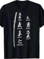 Vintage Samurai Katana Sword Graphic T- Shirt Japanese Warrior Streetwear Tee S