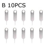 100/10Pcs Sim Card Tray Eject Pin Key Tool Stainless Steel Open Needle for Smartphone SimCard Tray Pin Mobile Repair Tool