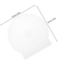40Pcs Transparent Clam Shell Cd Dvd Case Premium Plastic Disc Storage Box Wear Resistant Thickened Protection Portable Use skaidri