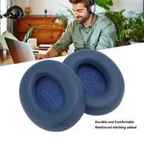 2PCS Protein Leather Replacement Ear Pads for Anker Soundcore Life Q20 Q20 BT Audio Accessories mėlyna