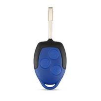 3 mygtukų nuotolinio automobilio rakto korpusas pakabukai Ford Mondeo Focus 2 3 Festiva Fiesta Transit raktas nuotolinis neapipjautas FO21 HU101 geležtė Blue