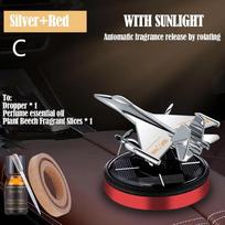 Solar Propeller Fighter Car Air Freshener Aromatherapy Perfume For Men Women Car Interior Decoration Auto Interior Accessor K9P5
