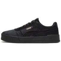 Puma  Carina Velvet - Black Rose Gold Women Sneakers 375886-01 35.5