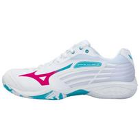 Mizuno Wave Claw 2 Wide White Fuchsia Blue Unisex Sneakers 71GA211060 44.5