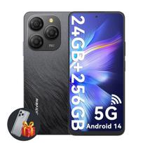 Atnaujintas Blackview SHARK 9 5G 6.67'' NFC Android 14 5G 24GB/258GB Išmanusis telefonas juoda