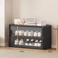 Multilayer Dustproof Shoe Rack Cabinet - Transparent Design for Small Spaces Spacious Storage Organizer Shelf to Keep Shoes Tidy