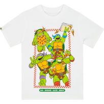 Teenage Mutant Ninja Turtles Boys T-Shirt _ Ninja Turtle Shirt Kids _ TMNT Clothes for Boys S balta