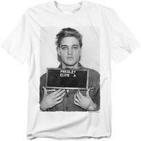 Popfunk Elvis Presley Karinis nuotrauka Rokenrolo marškinėliai S balta