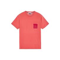Stone Island Ss23 Geometric Pattern Printed Crew Neck Short Sleeve T-Shirt Men T-Shirt Red 781524693-V0087 XXXL