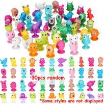 2.5Cm 30-50Pcs Mini Suction Cup Monster Dolls 100+Styles Random Ship Cartoon Dolls Creative Desktop Accessories Children'S Gifts