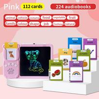 Flash Talking Cards Lcd Writing Tablet Board Pad Toy Learning Education Preschool Montessori Speech Therapy Toys For Kid