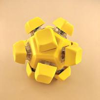 Stress Creative 12 Key Flashing Light Stress Relieving Keyboard Ball Fingertip Pressing Gift Toy For Kids Adults Children's Birthday Gift Holiday